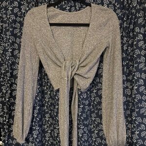 Holster Tie Front Sweater